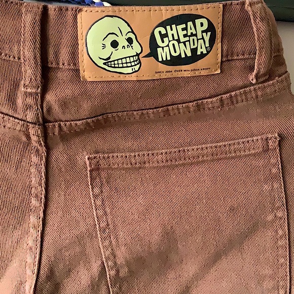 Cheap Monday Pants - Brown Slim Fit Chinos - Cheap Monday 26/32